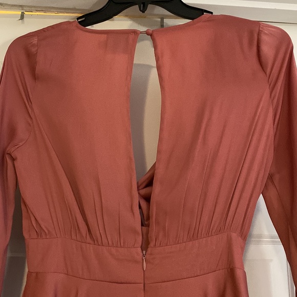 Hello Molly Talk Fast Midi Dress Blush - Picture 4 of 7